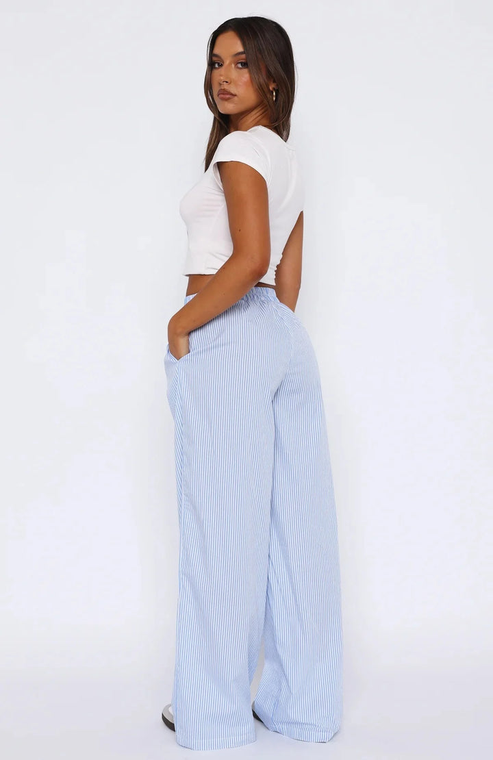 Shapie - Striped soft trousers